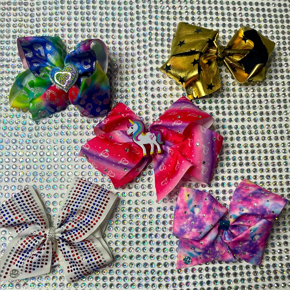Hair Bows Collection. Multi colored.